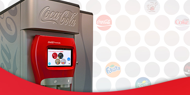 Engage customers with the Coca-Cola Freestyle dispenser